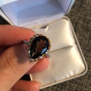Smokey 8.6CT Citrine Ring